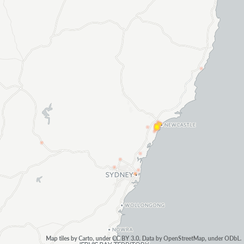 2290 Business Density Heatmap