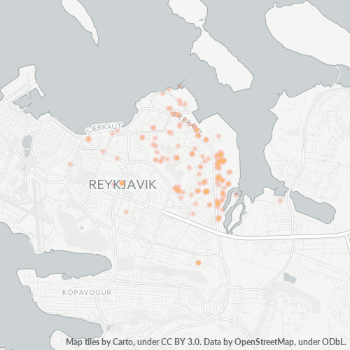 104 Business Density Heatmap