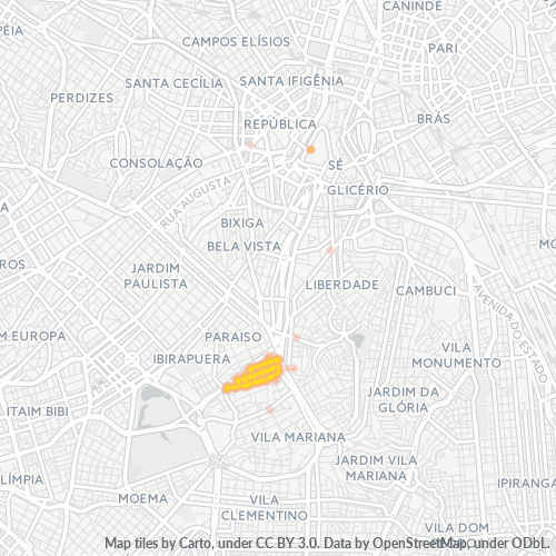 04011-000 Mapa de calor de densidad empresarial