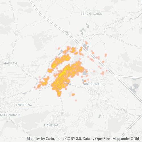 82140 Standortdichte-Heatmap