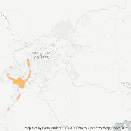08743-000 Heatmap de Densidade da Empresa