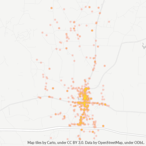 32425 Business Density Heatmap