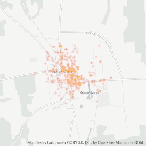 7500 Vállalati sűrűségi térkép