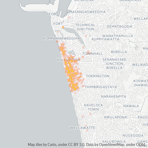 00300 Business Density Heatmap