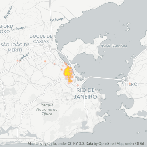 21040-000 Mapa de calor de densidad empresarial