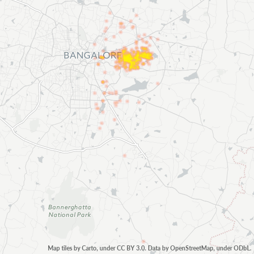 560075 Business Density Heatmap