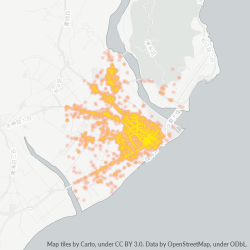950 商業密度熱圖