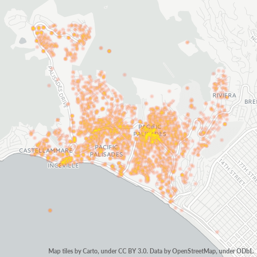 90272 Business Density Heatmap