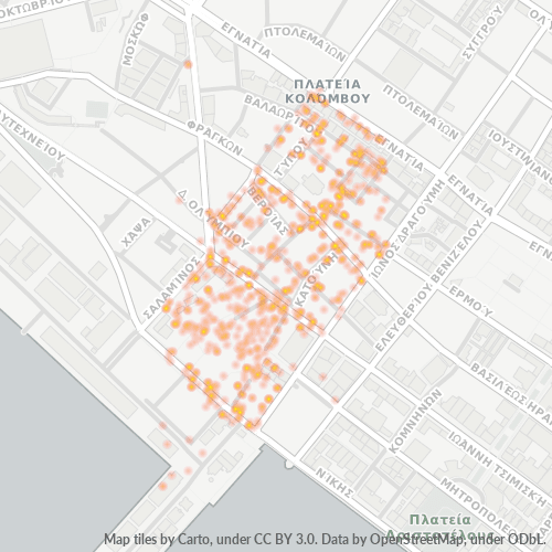 546 25 Χάρτης θερμότητας πυκνότητας επιχείρησης