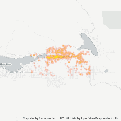 92314 Business Density Heatmap