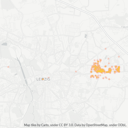 Heatmap für plz 04328
