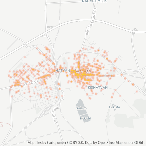 3000 Vállalati sűrűségi térkép