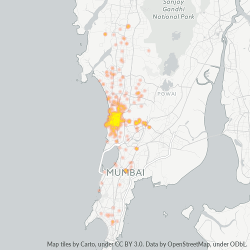 400054 Business Density Heatmap