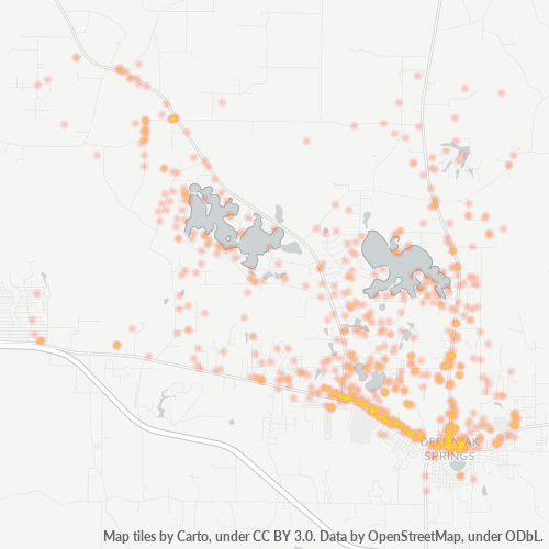 32433 Business Density Heatmap