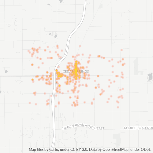 49319 Business Density Heatmap