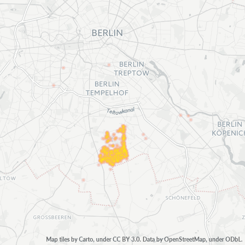12349 Standortdichte-Heatmap