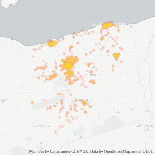 Heatmap für plz 26427