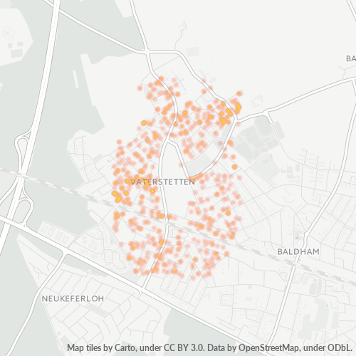 Heatmap für plz 85591