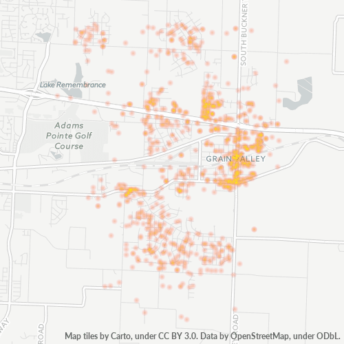 64029 Business Density Heatmap