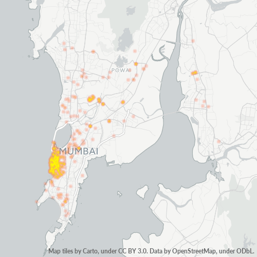 400018 Business Density Heatmap