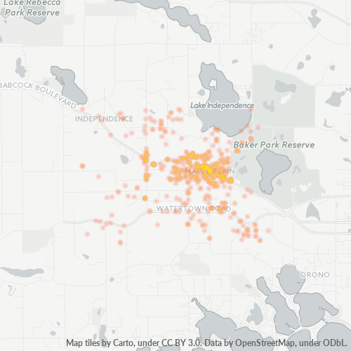 55359 Business Density Heatmap