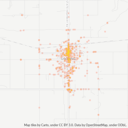 83330 Business Density Heatmap