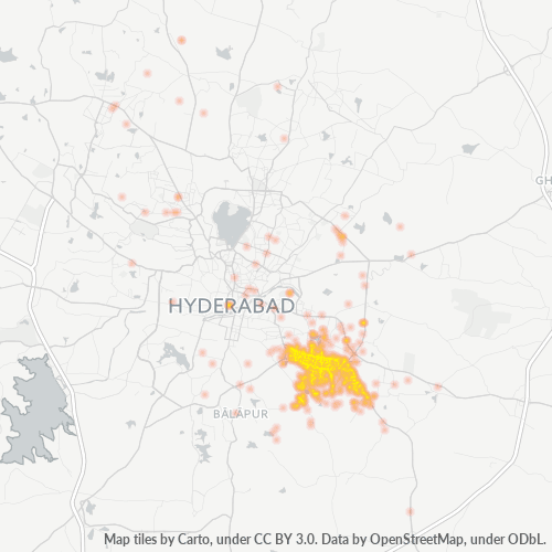 500079 Business Density Heatmap