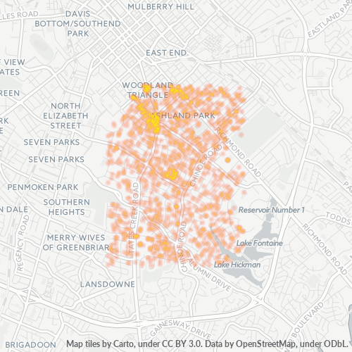 40502 Business Density Heatmap