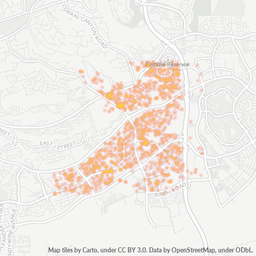 91913 Business Density Heatmap