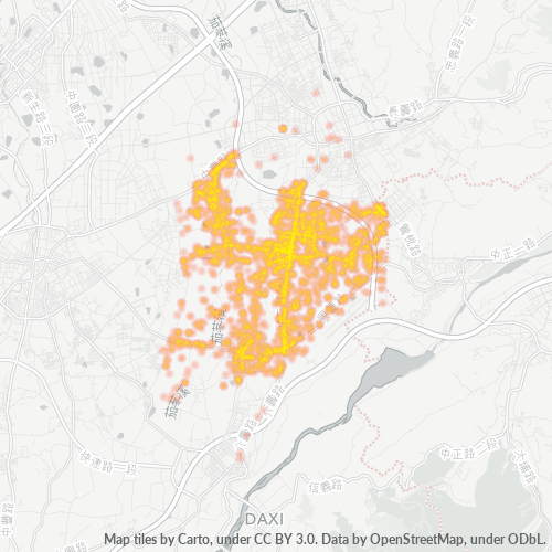 334 商業密度熱圖