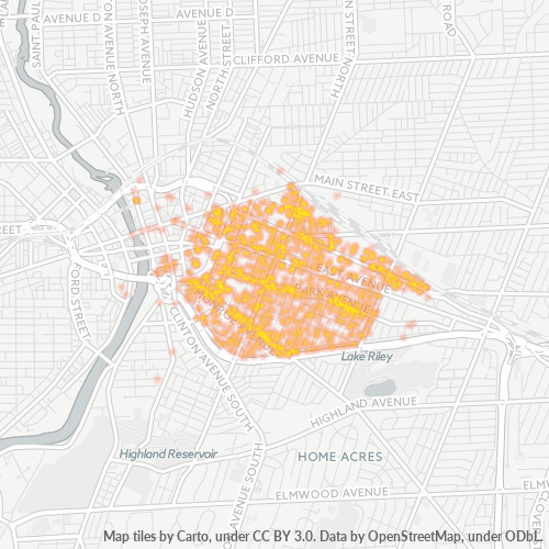 14607 Business Density Heatmap