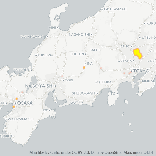 306 事業密度ヒートマップ