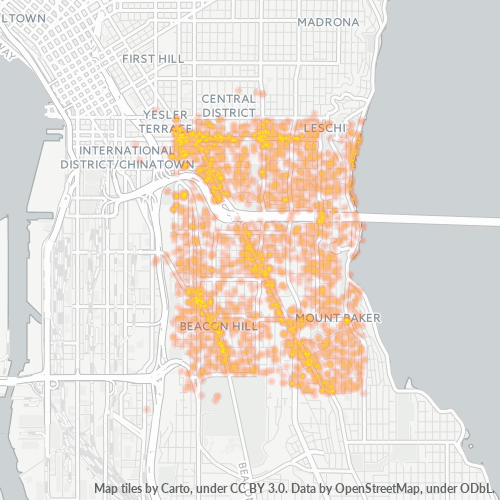 98144 Business Density Heatmap