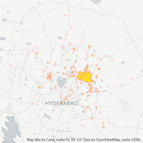500017 Business Density Heatmap