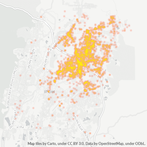 31400 Heatmap Ketumpatan Perniagaan