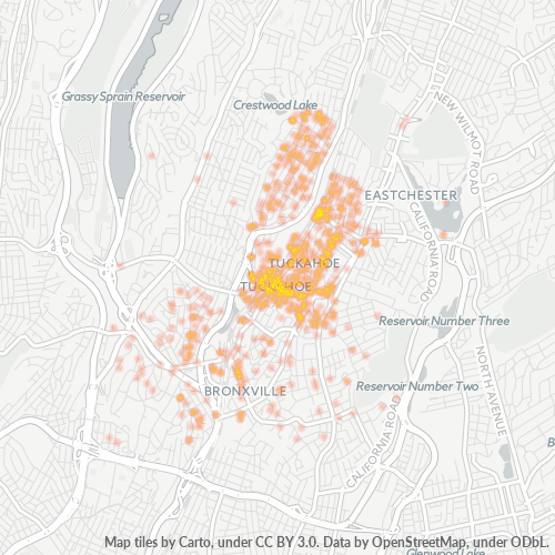 10707 Business Density Heatmap