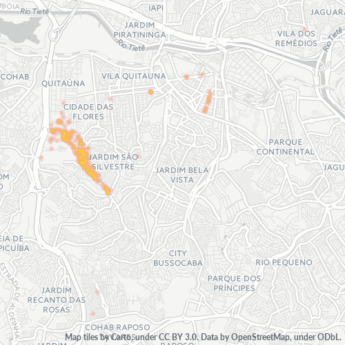 06172-000 Heatmap de Densidade da Empresa
