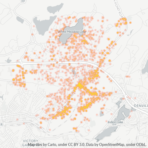07866 Business Density Heatmap