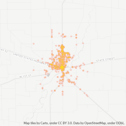 46173 Business Density Heatmap