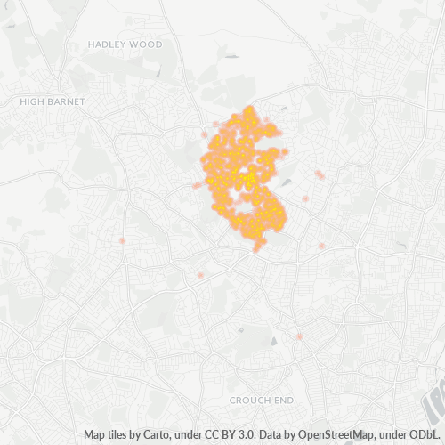 N14 Business Density Heatmap
