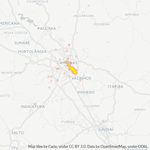 13045-000 Heatmap de Densidade da Empresa