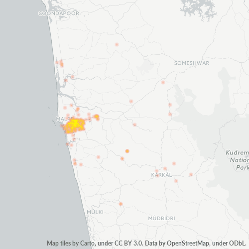 576101 Business Density Heatmap