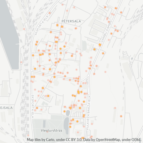 LV-1045 Verslo tankumo žemėlapis