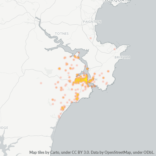 TQ6 Business Density Heatmap