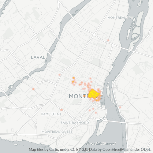 H2X Business Density Heatmap