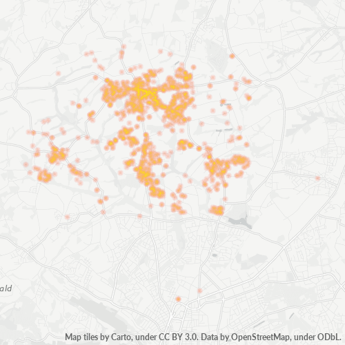 Heatmap für plz 33739