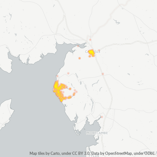 CA2 Business Density Heatmap