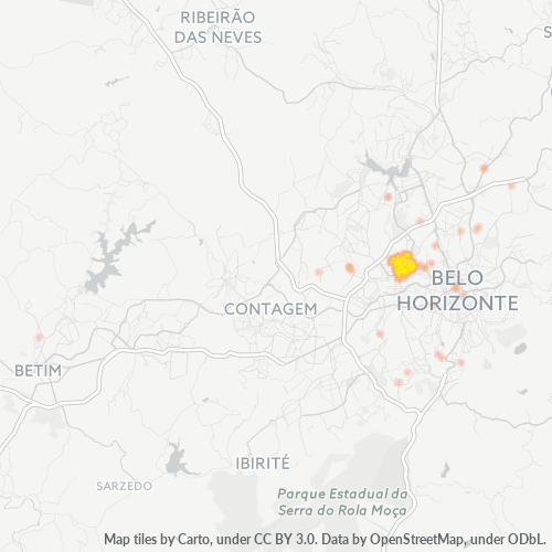 30770-000 Heatmap de Densidade da Empresa