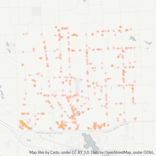 48855 Business Density Heatmap
