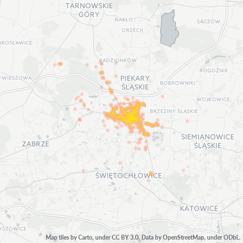 41-902 Mapa intensywności działalności gospodarczej